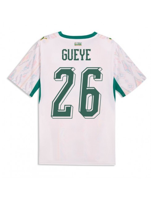 Senegal Pape Gueye #26 Replika Hemmakläder VM 2026 Kortärmad Senegal Pape Gueye #26 Replika Hemmakläder VM 2026 Kortärmad